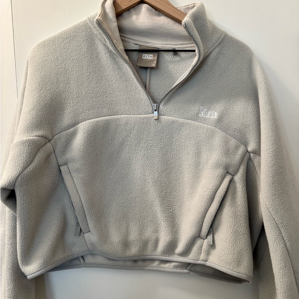 Kith Light Gray Fleece Pullover